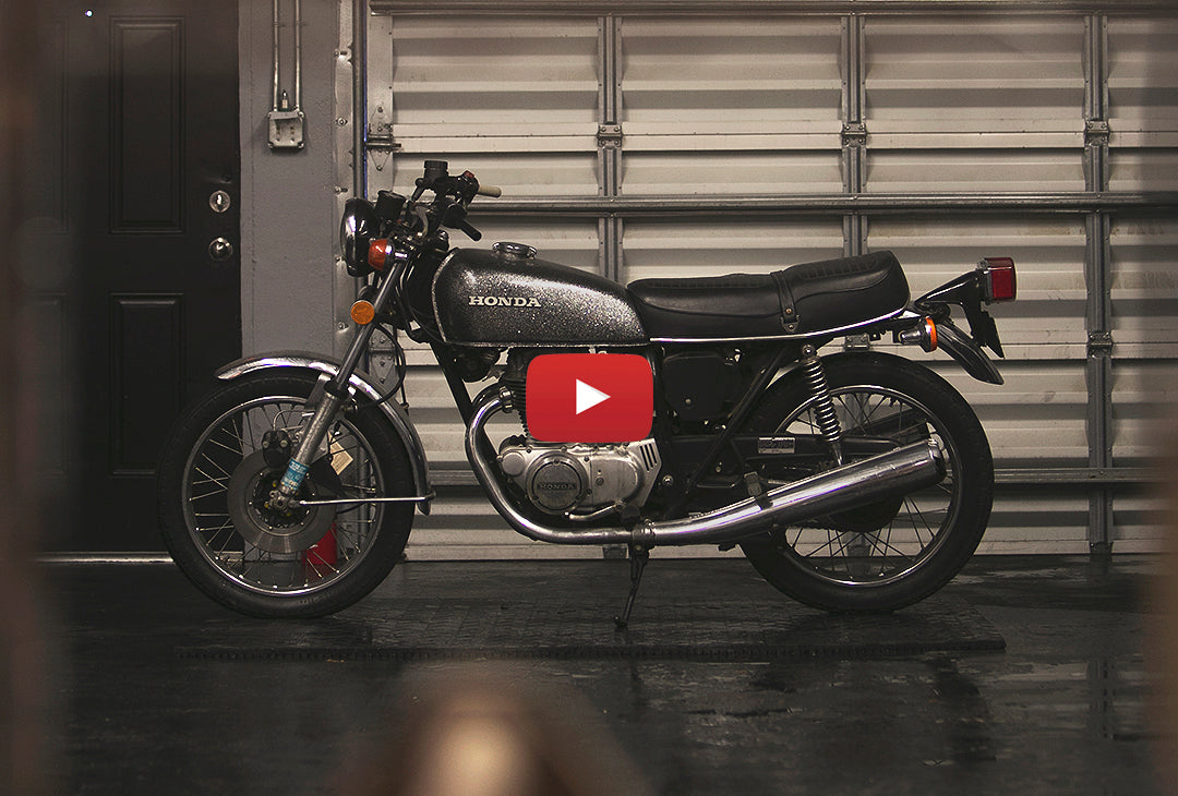 honda cb360 scrambler bike build