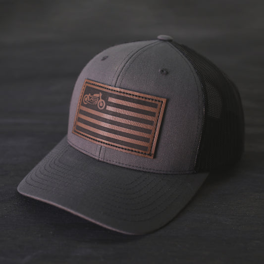 United Moto Flag Curved Bill