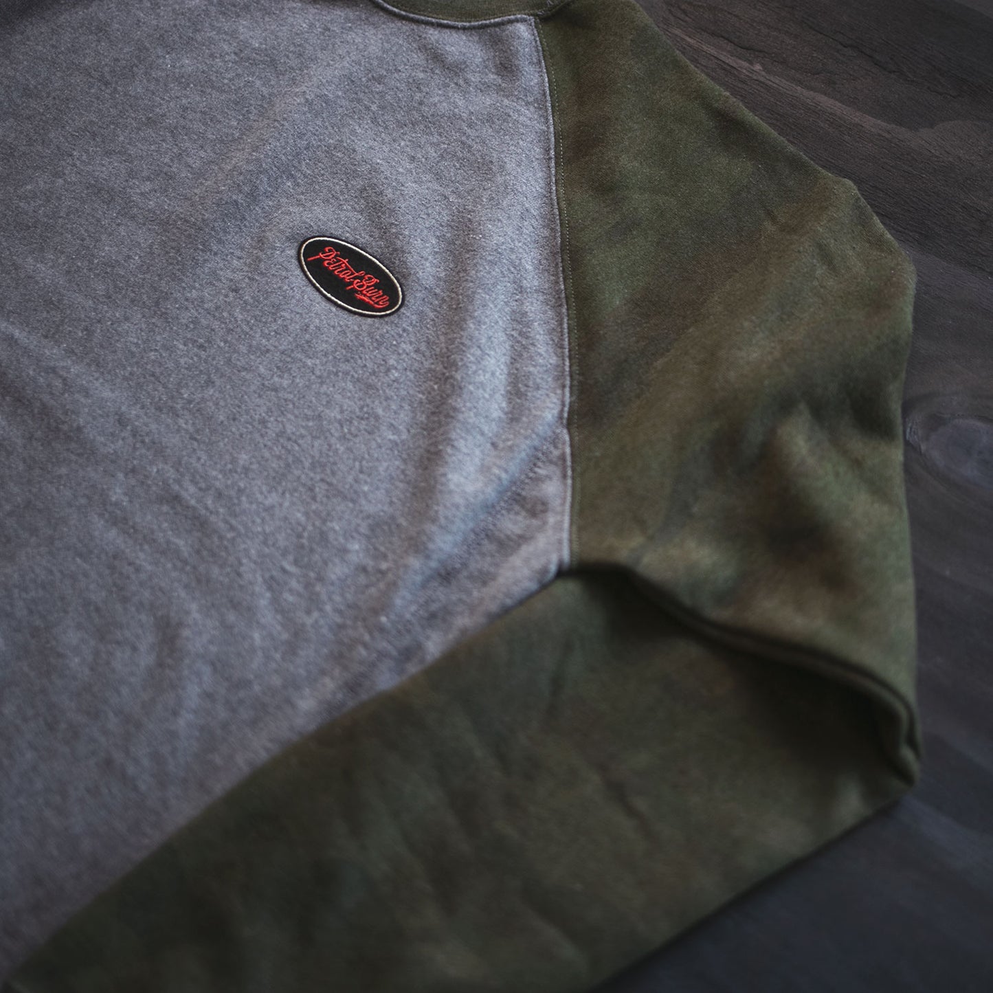 Retro Oval Camo Raglan Crew