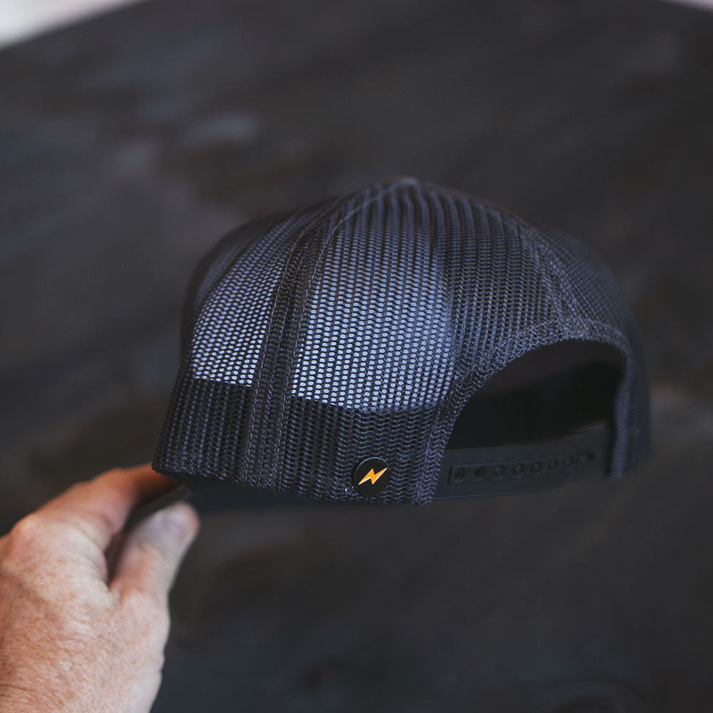 Brain Bucket II Gray Trucker