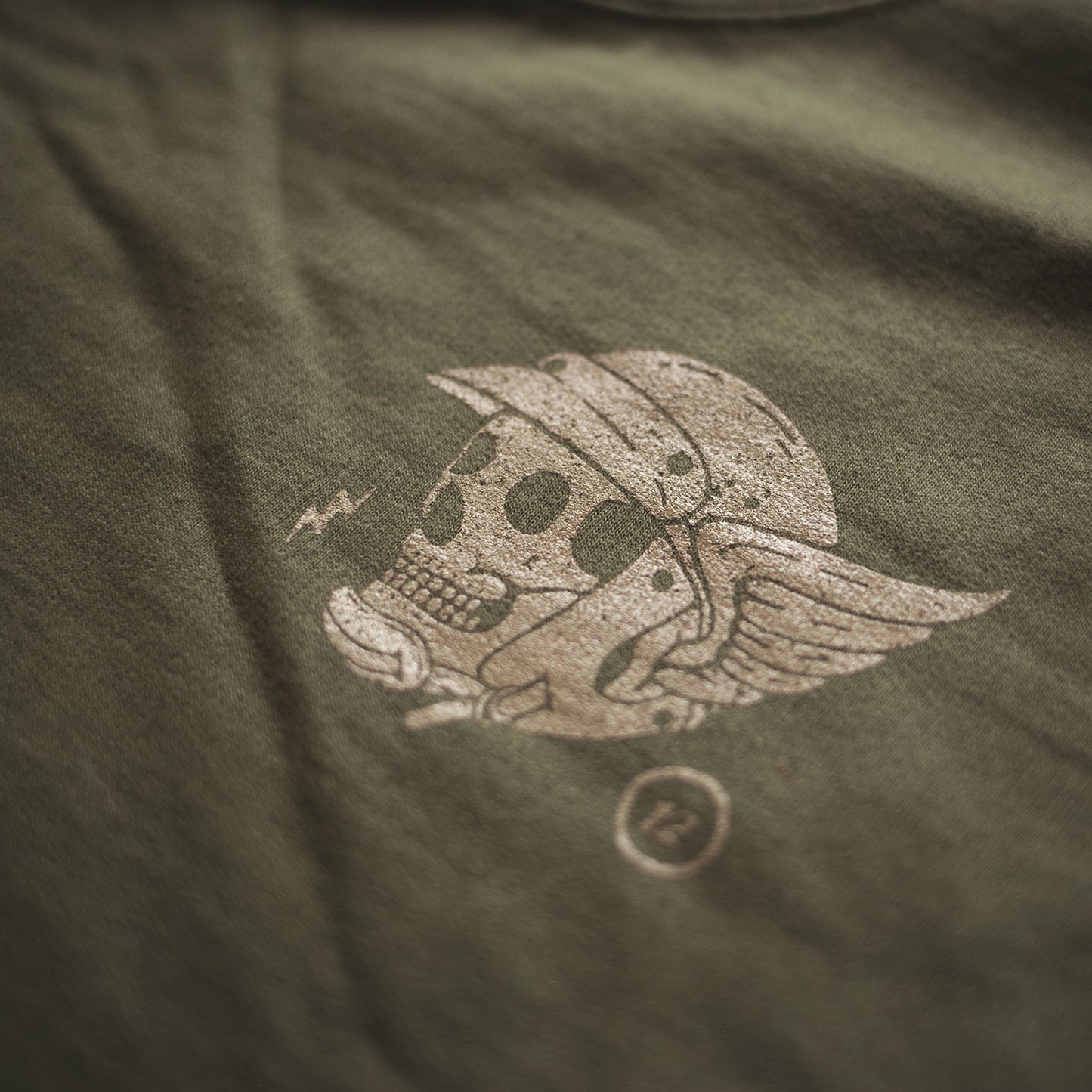 motorcycle helmet skull vintage inspired crew neck sweatshirt