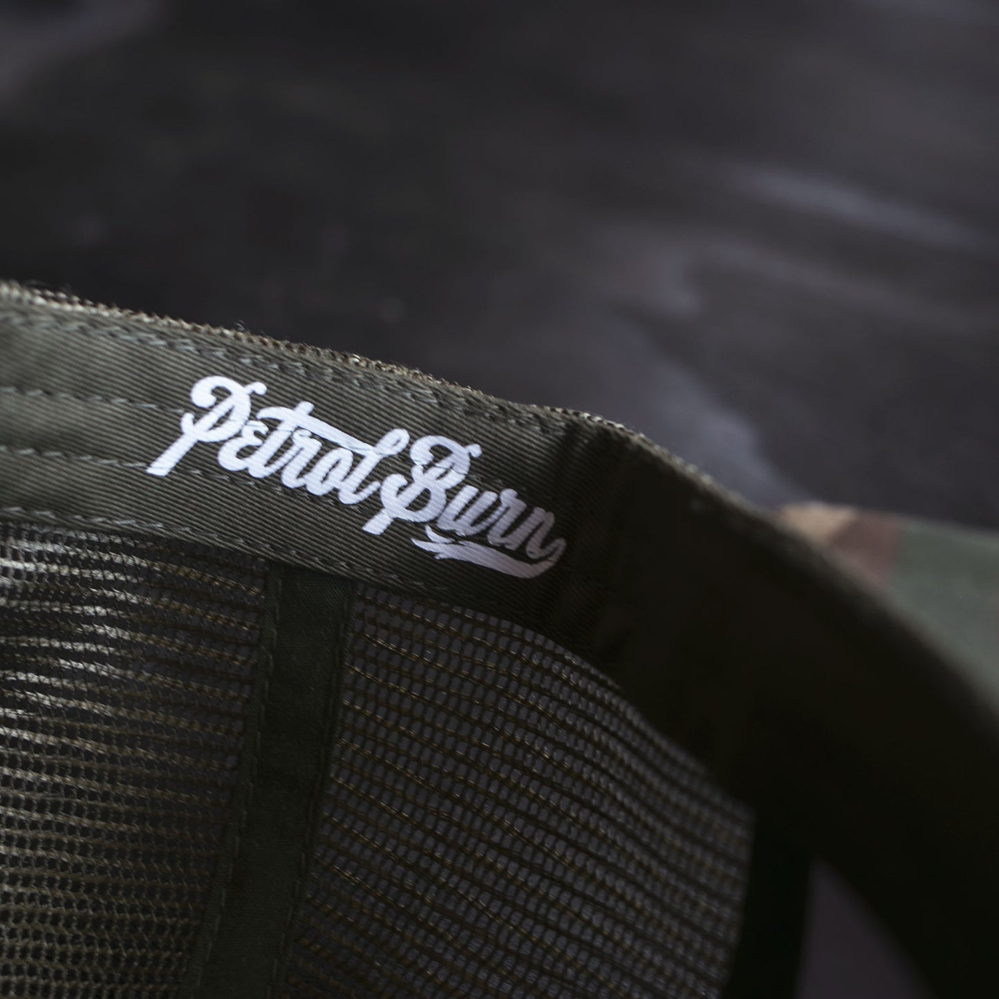 Baseball Logo III Camo Trucker