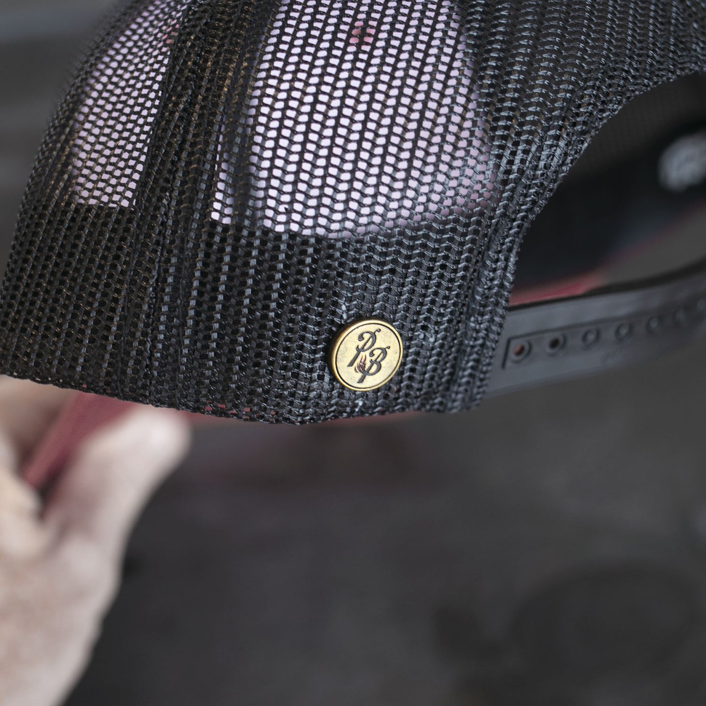 Baseball Logo III Black Curved Bill