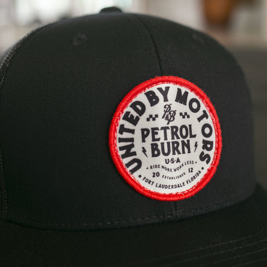 petrol burn united by motors hat