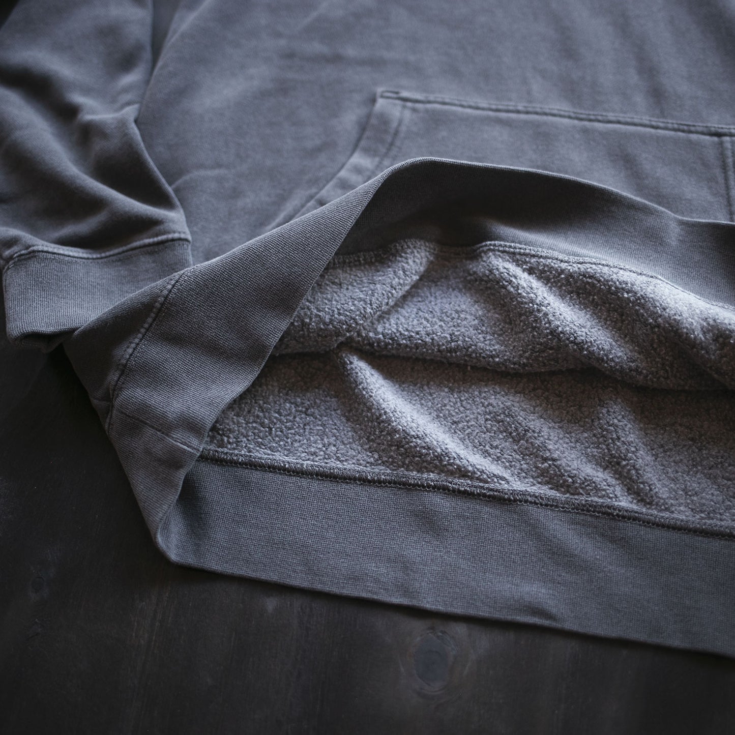 Burn Logo Garment Dyed Pullover