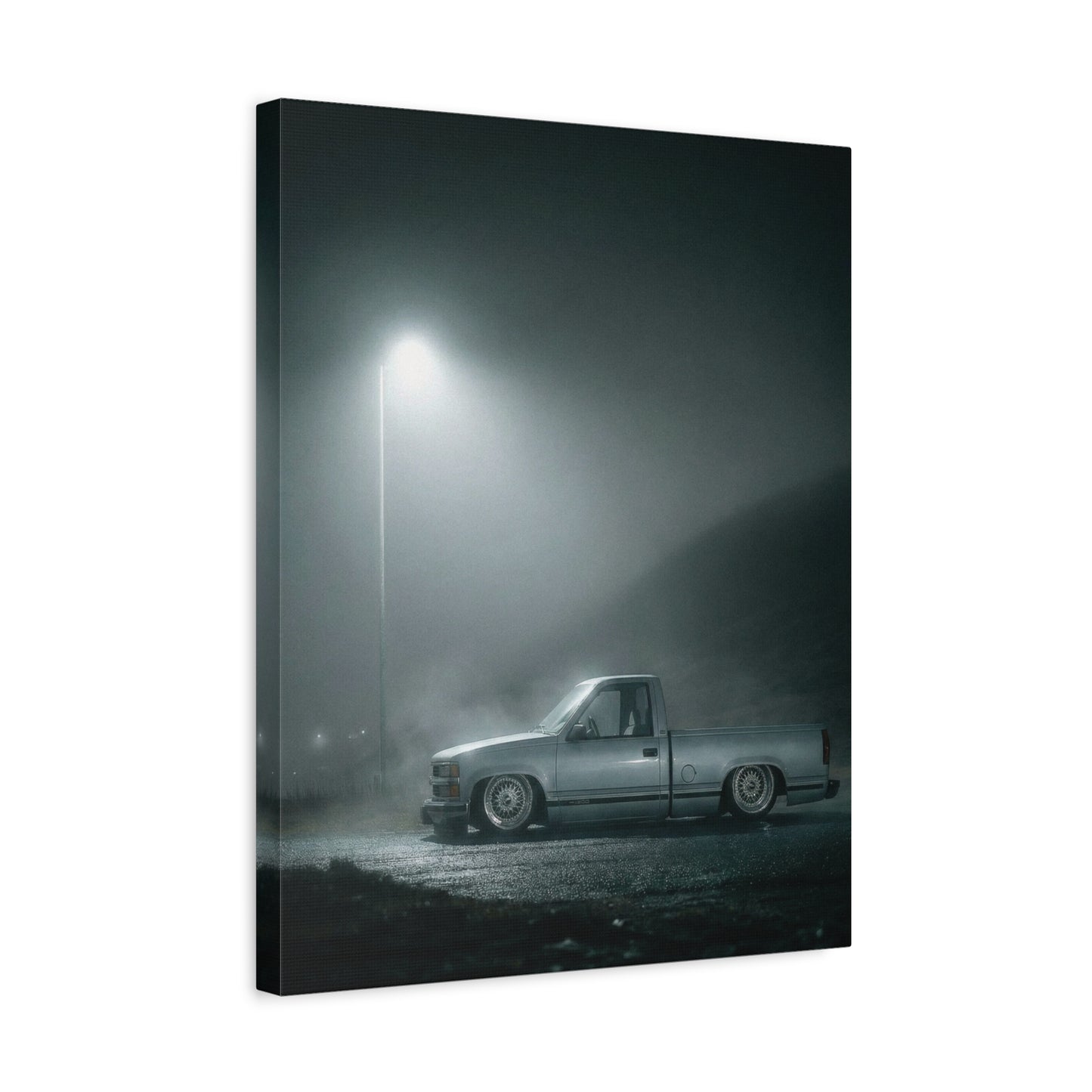 1990s Chevy Custom Pickup Matte Canvas Print