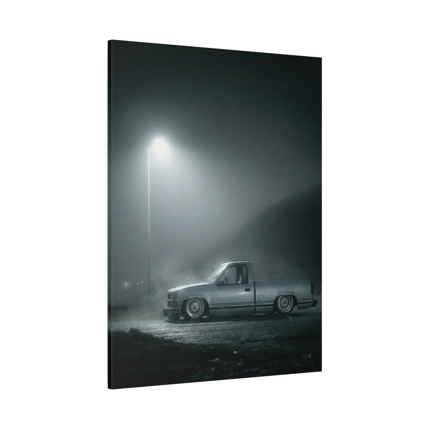 1990s Chevy Custom Pickup Matte Canvas Print