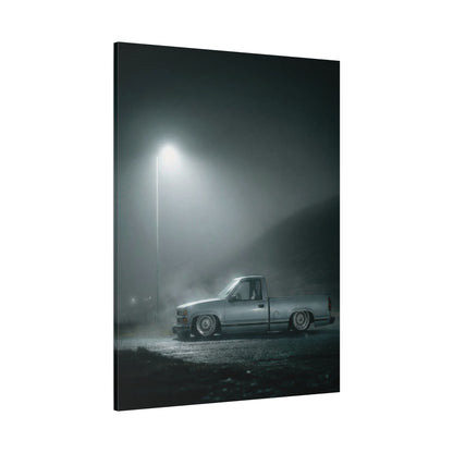 1990s Chevy Custom Pickup Matte Canvas Print