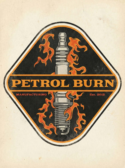 Flaming Plug Artwork / T-Shirt Design