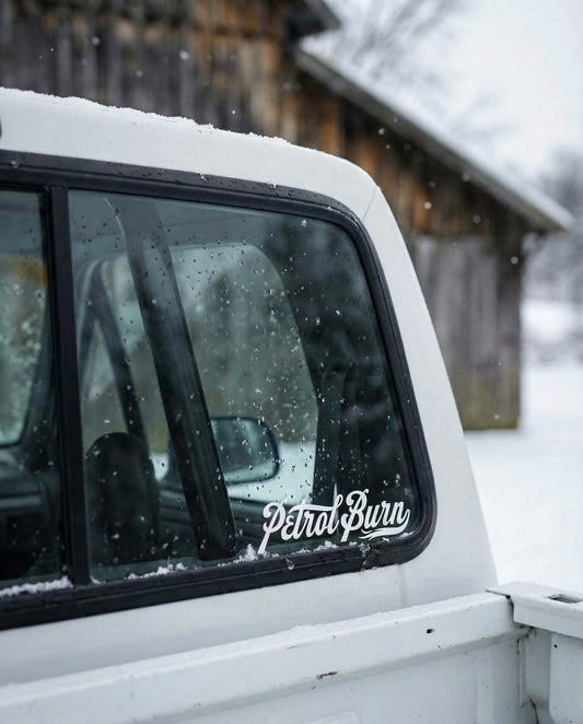 Petrol Burn Logo Decal