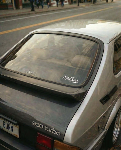 Petrol Burn Logo Decal