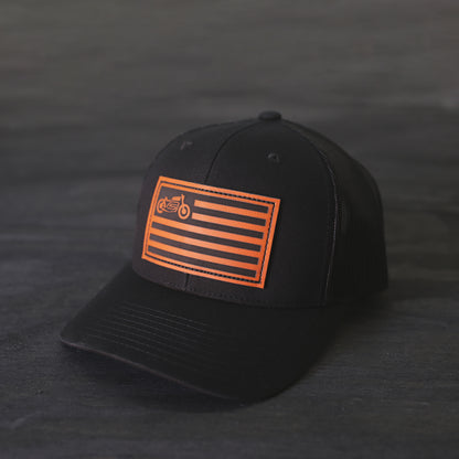 United Moto Flag Curved Bill