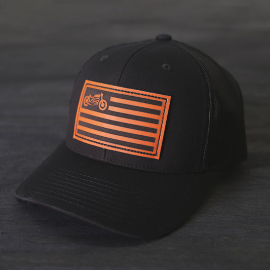 United Moto Flag Curved Bill