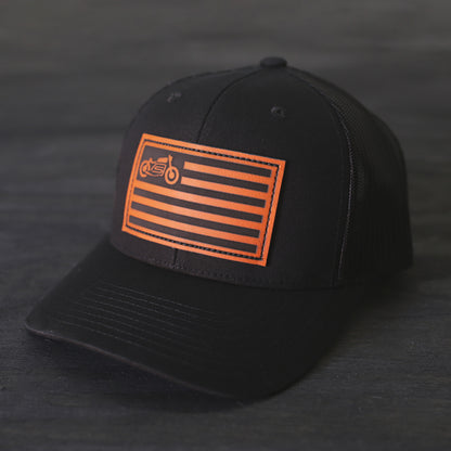 United Moto Flag Curved Bill