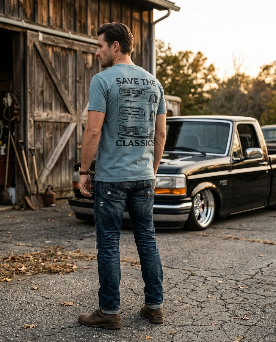 ford f100 series mens tshirt