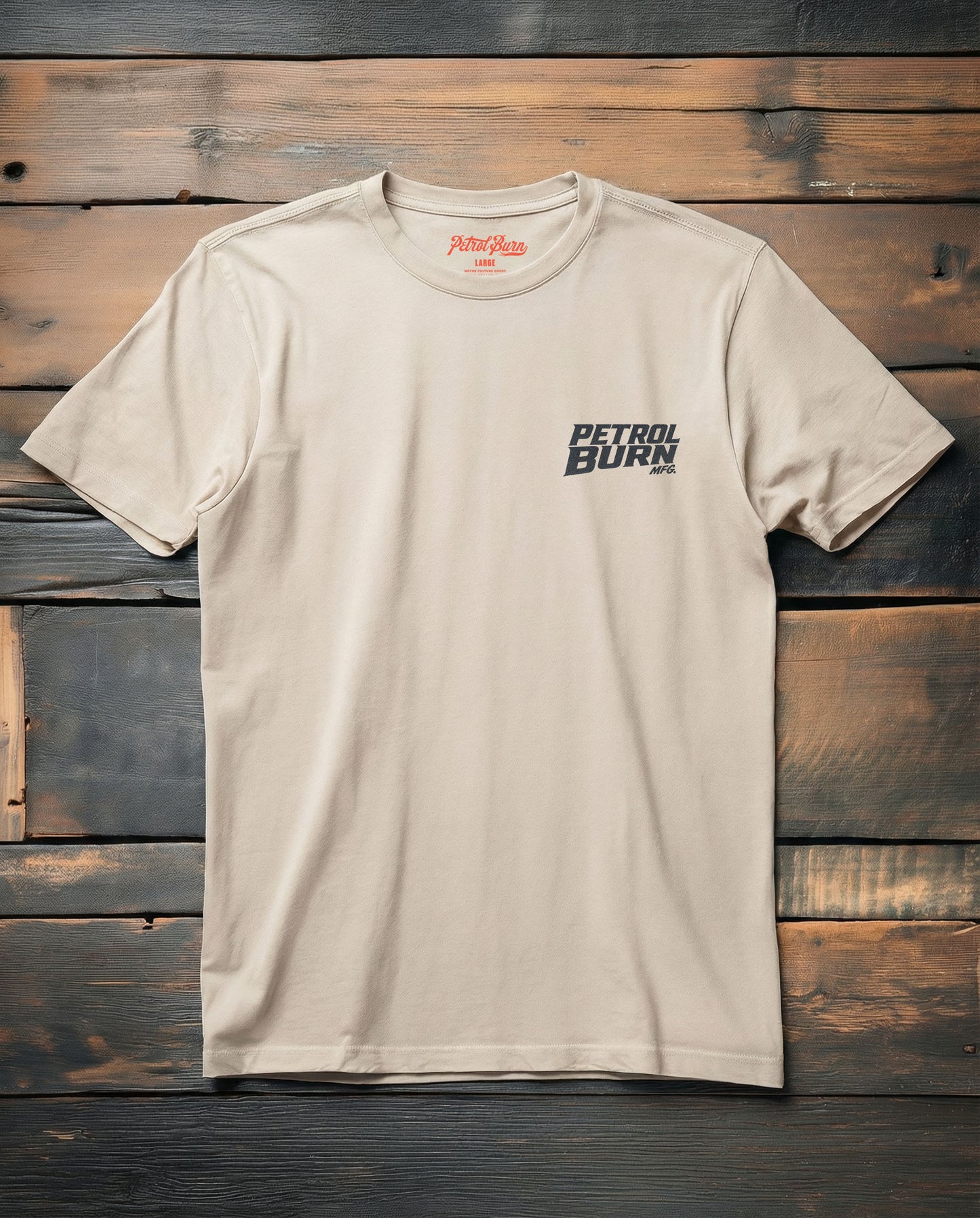 petrol burn mfg logo tshirt