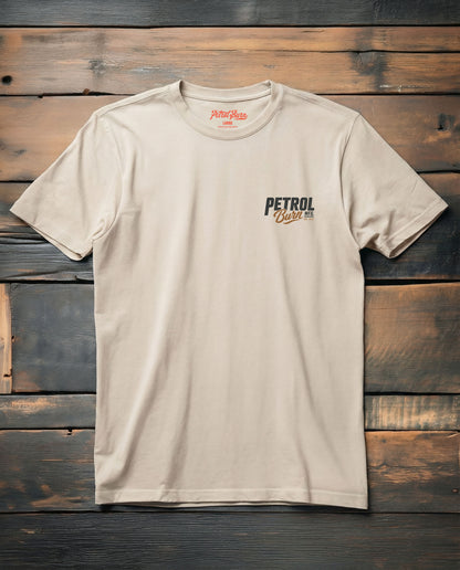 petrol burn toyota fj60 tshirt