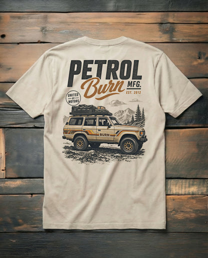 toyota fj60 overland inspired tee shirt
