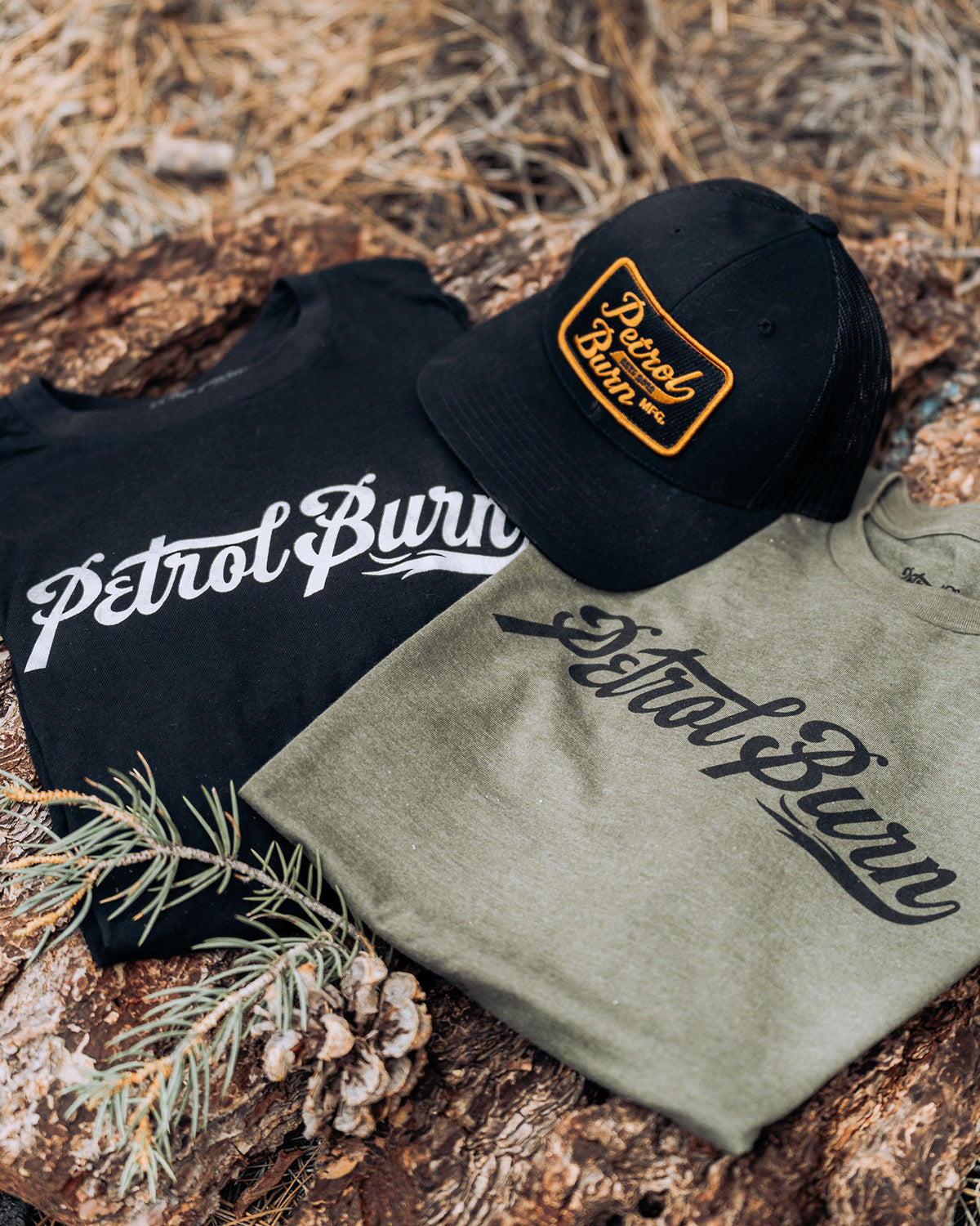 petrol burn automotive lifestyle t-shirts