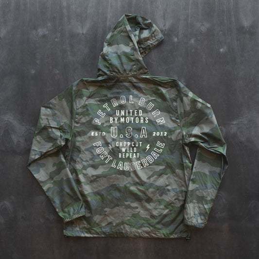 Light-Weight Camo Windbreaker