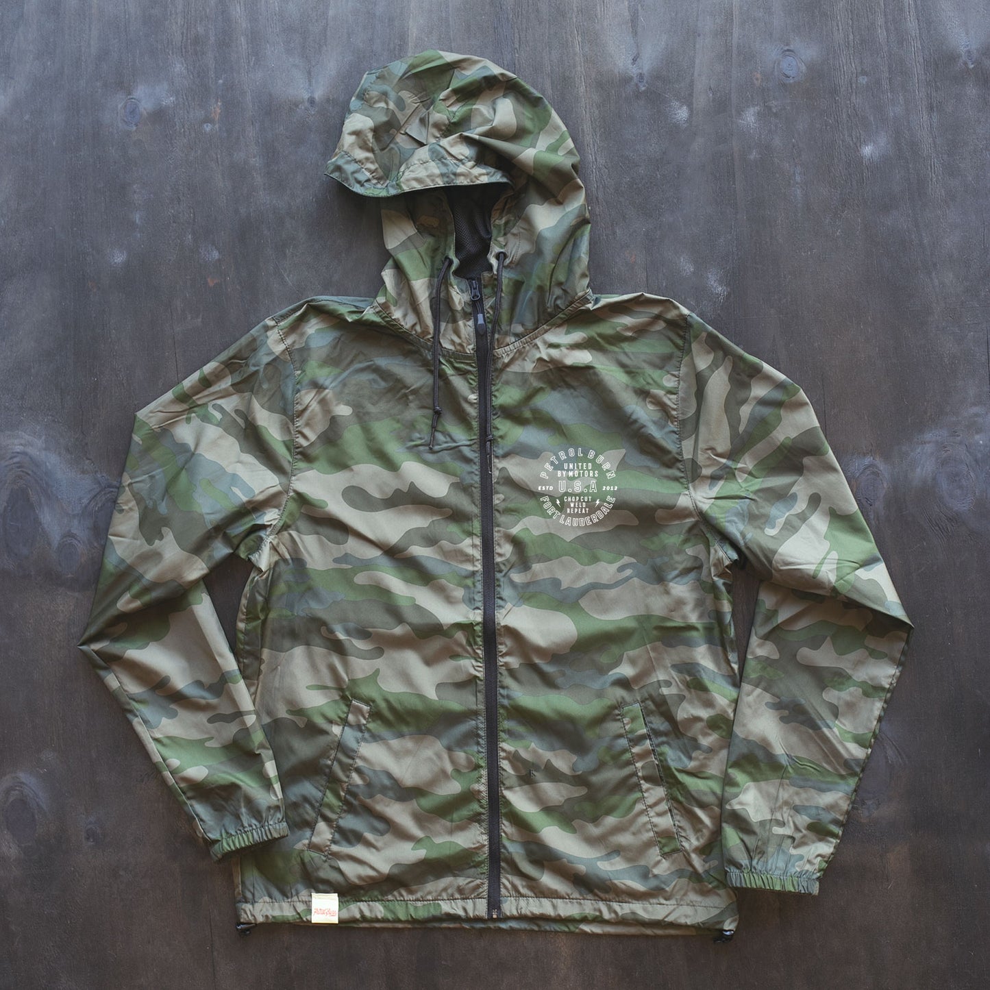 Light-Weight Camo Windbreaker