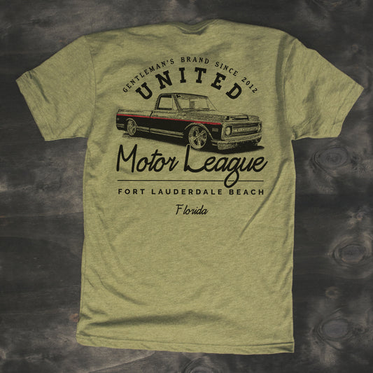 bagged chevy c-10 c10 custom truck t-shirt