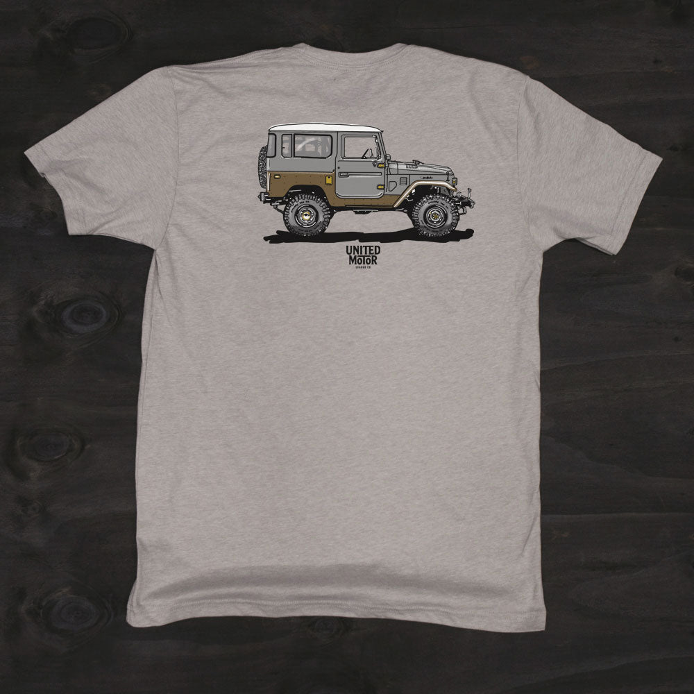 toyota land cruiser Fj40 custom mens tshirt