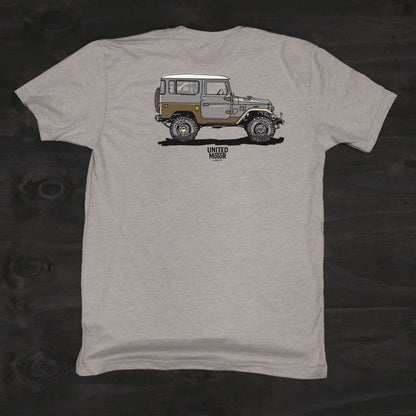 toyota land cruiser Fj40 custom mens tshirt