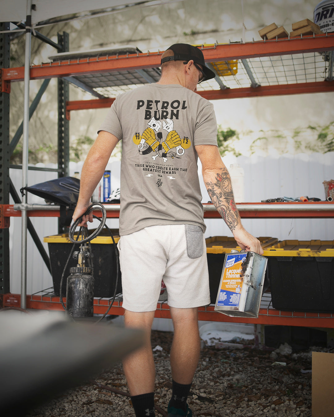 petrol burn clothing motorcycle car lifestyle create