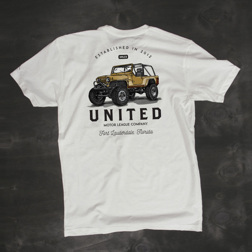 umlco jeep scrambler cj8 mens tshirt