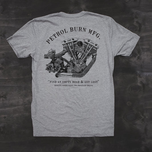 HD Shovel head inspired motorcycle design t-shirt