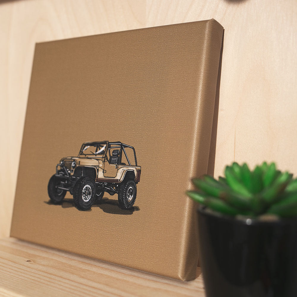 Scrambler Canvas Print