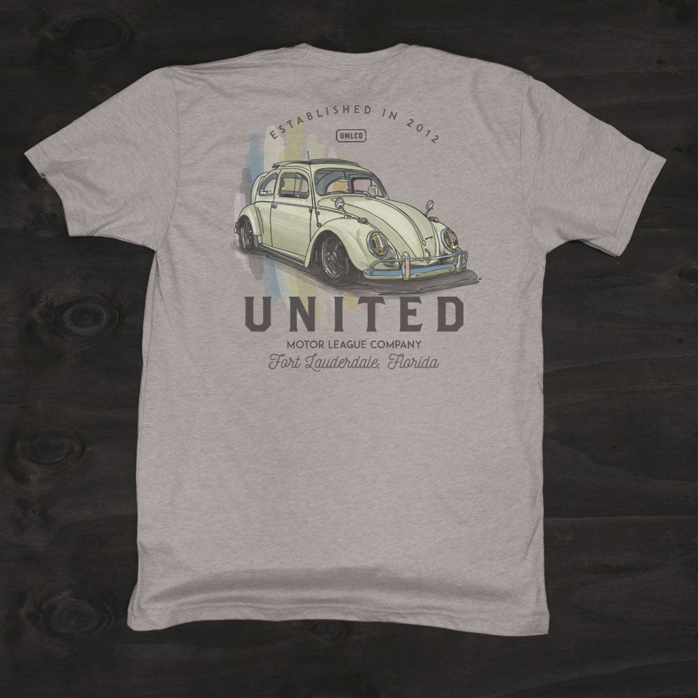 vw bug beetle type-1 vintage inspired men's t-shirt