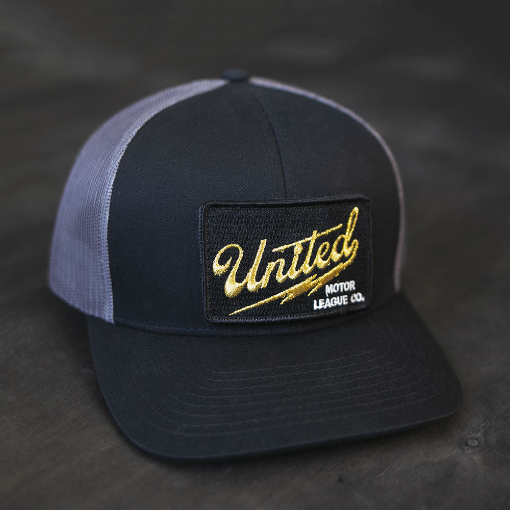 united motor league motorcycle inspired hat 