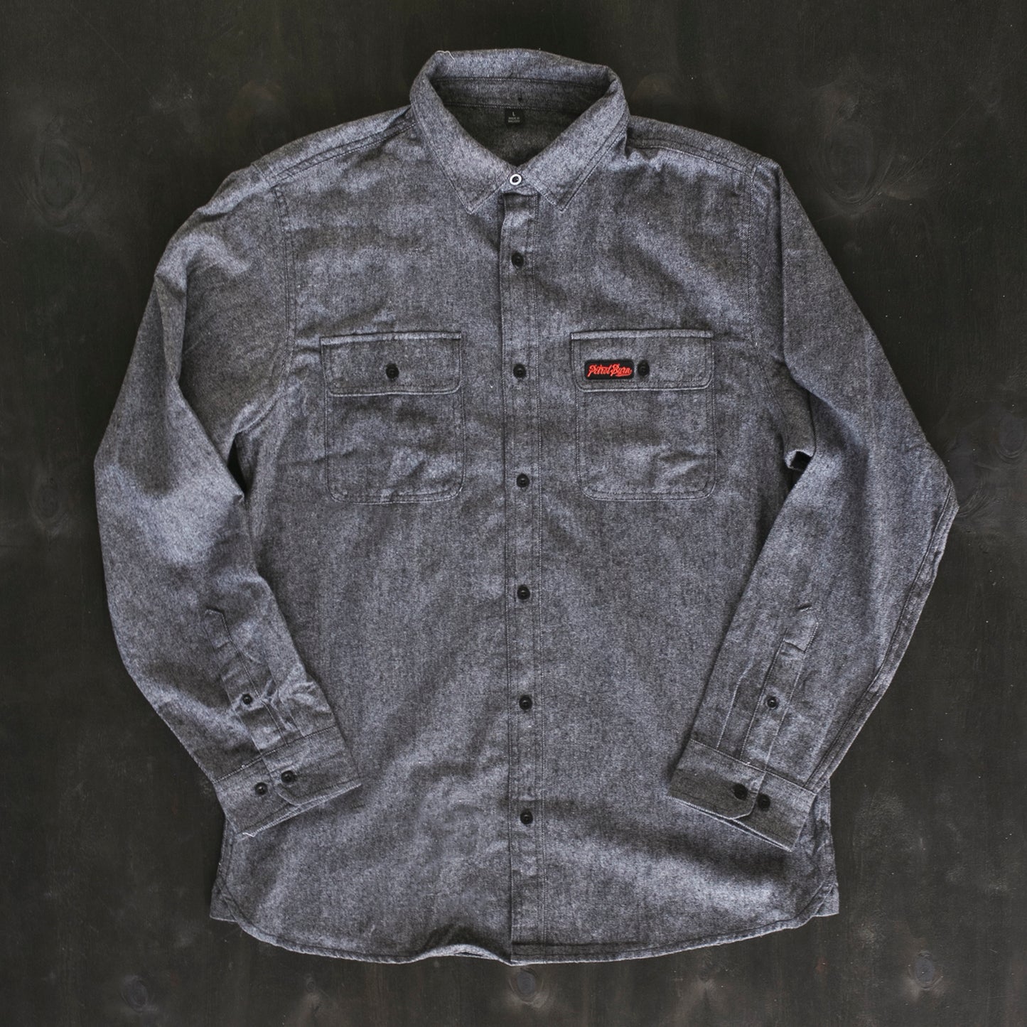 Bitters Flannel Charcoal