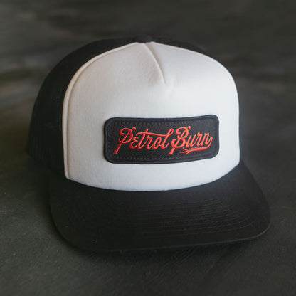 Burn Logo Padded Trucker