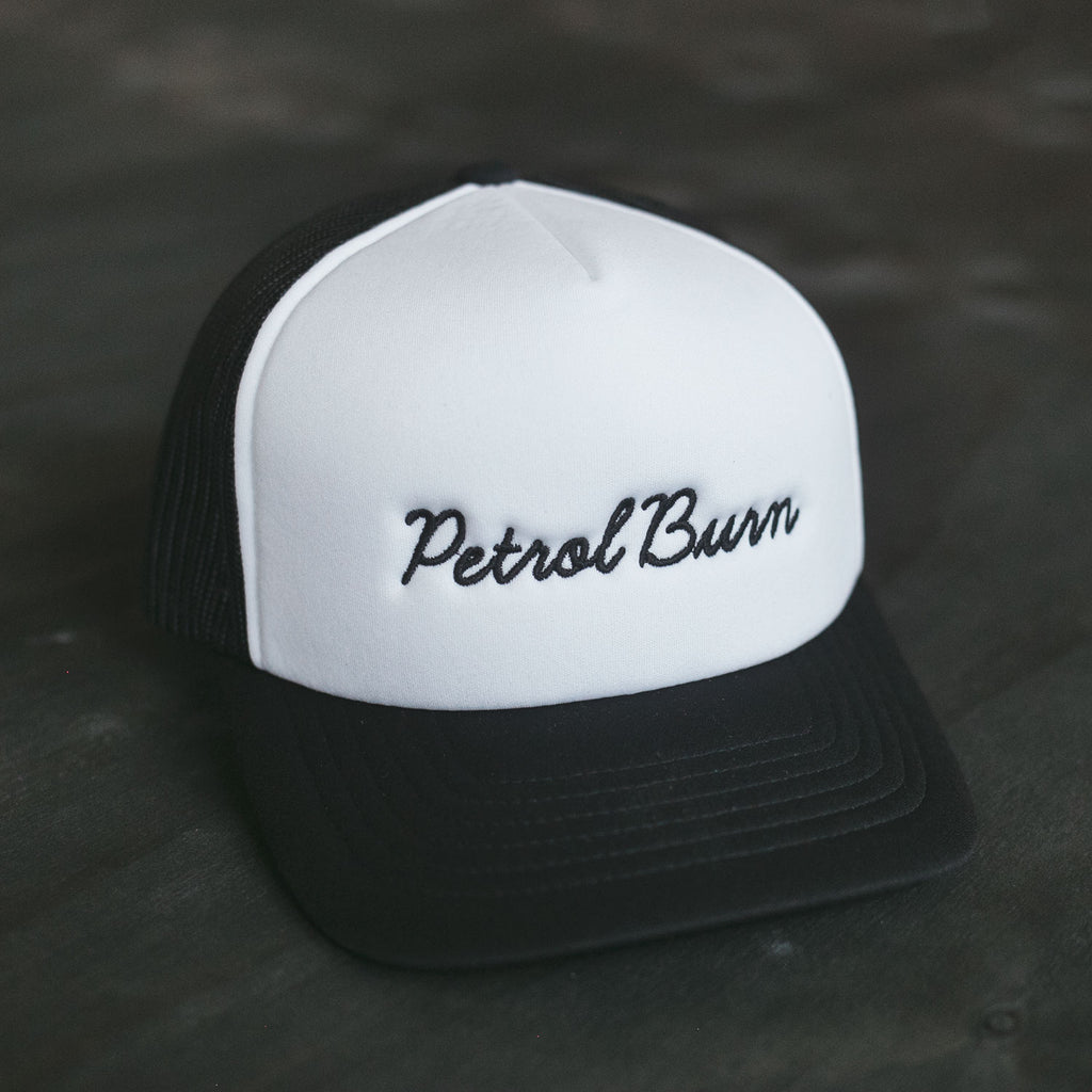 Script Logo 3D Curved Trucker