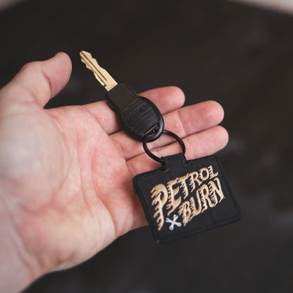 Oil Leak Embroidered Key Fob