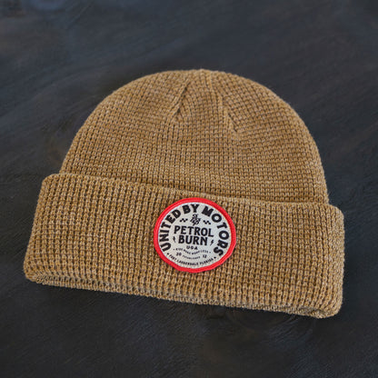 United By Motors Waffle Knit Gold